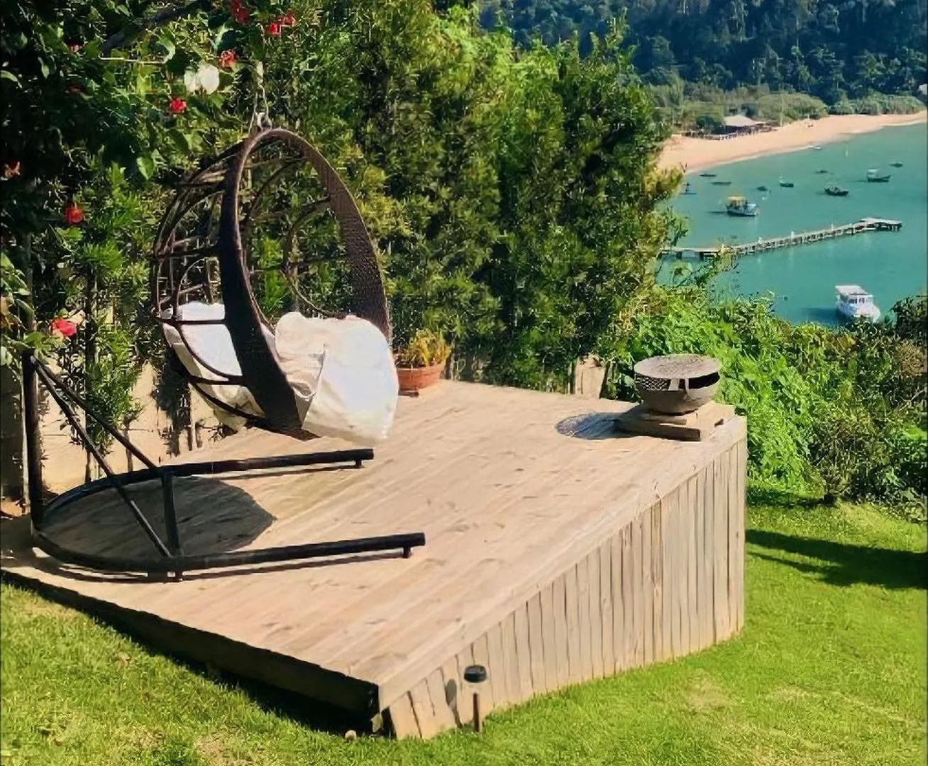 Mar De Bougainville Governador Celso Ramos Quarto em Acomodações Particulares